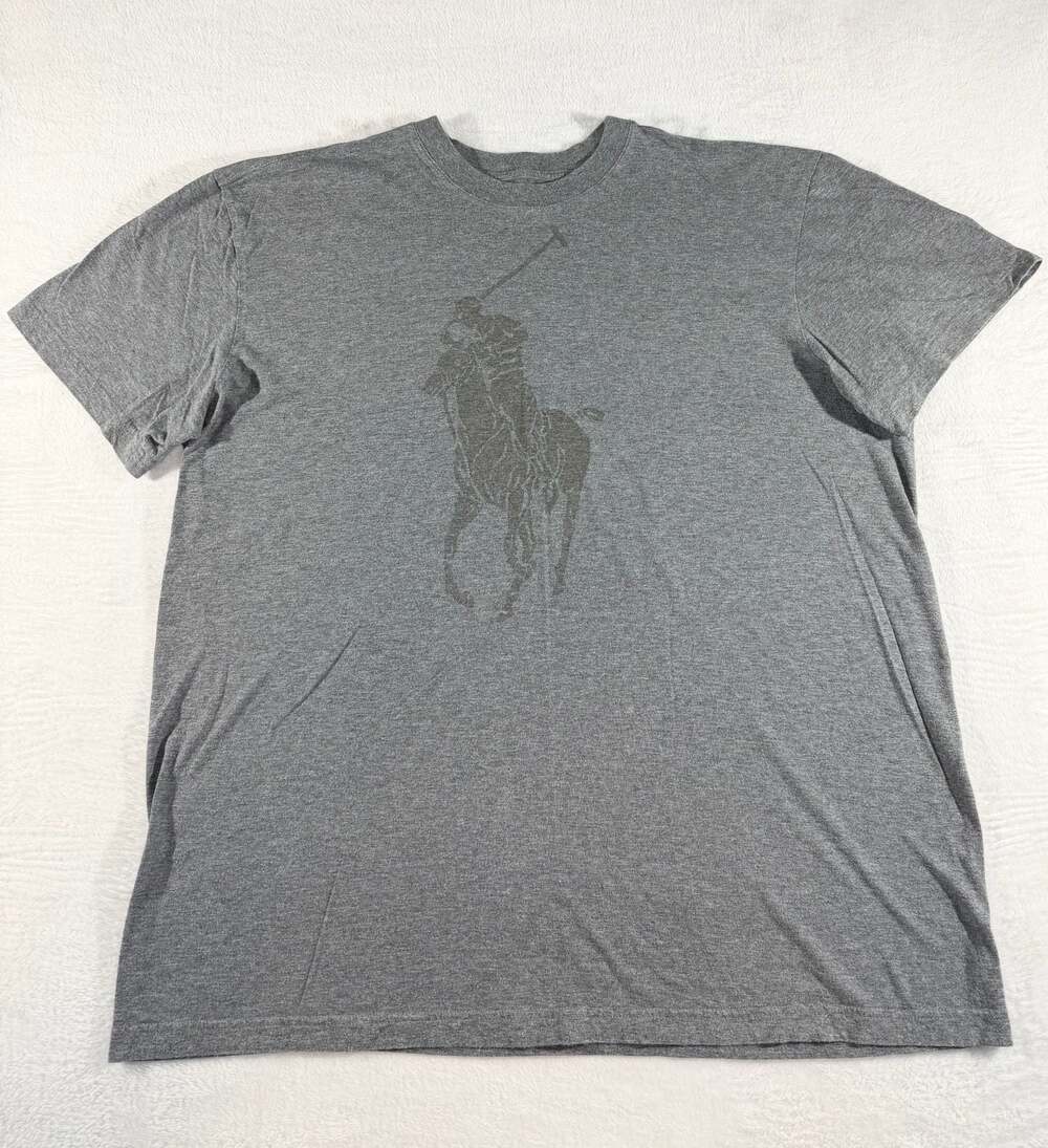 Polo Ralph Lauren Underwear Big Pony Graphic Gray Heather T-Shirt Size L